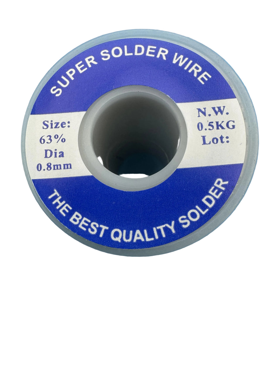 SOLDER WIRE , SOLDER WIRE , 0.8 mm , 500g, 40/60