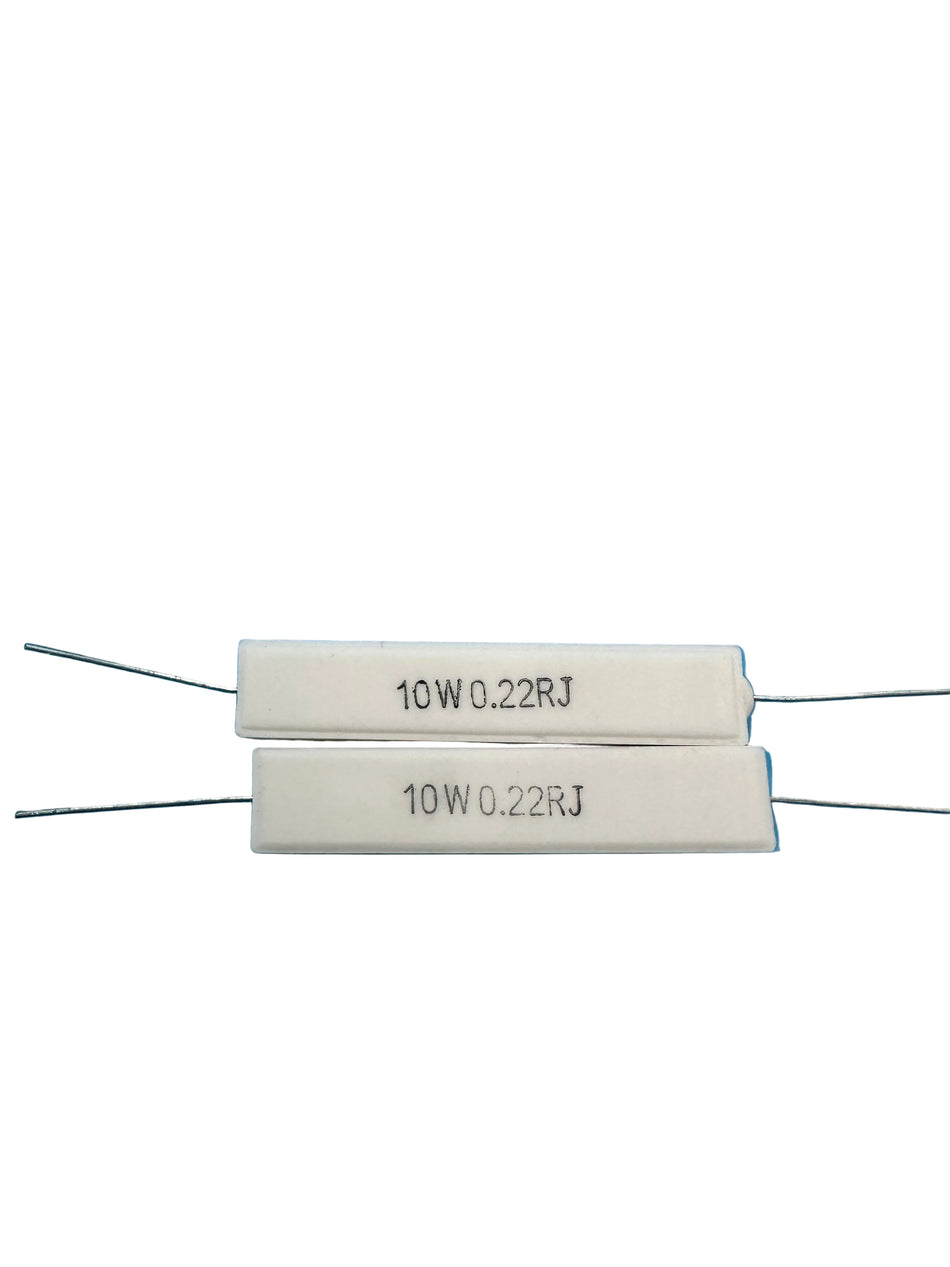 0.22 OHM 10 W RESISTOR, 1 PACK 2PCS
