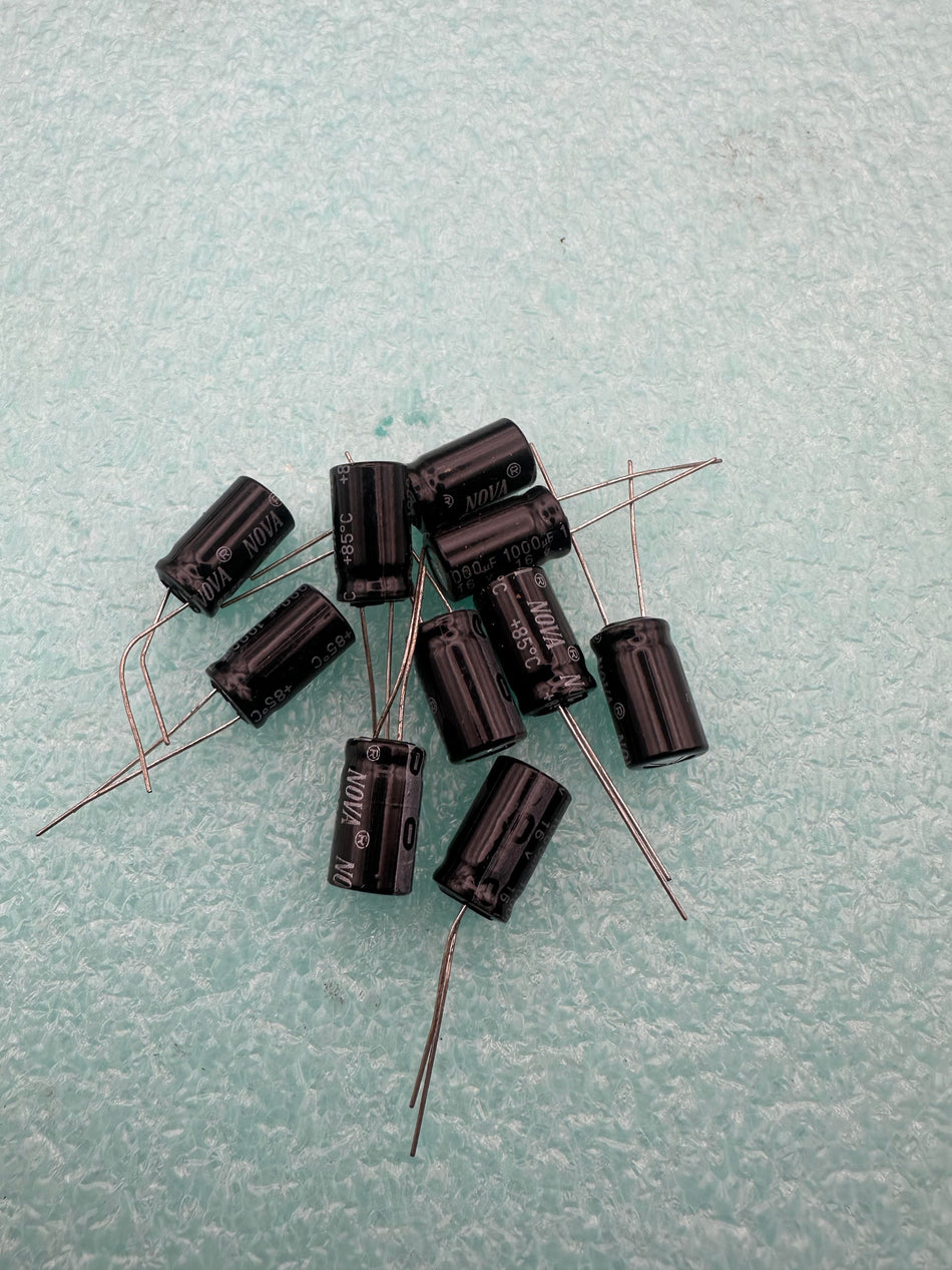 10PCS 1000uf 16v Capacitor, 85C
