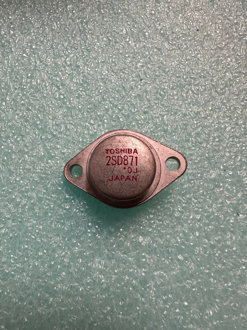 2SD871 TOSHIBA METAL CASE TO-3 TRANSISTOR