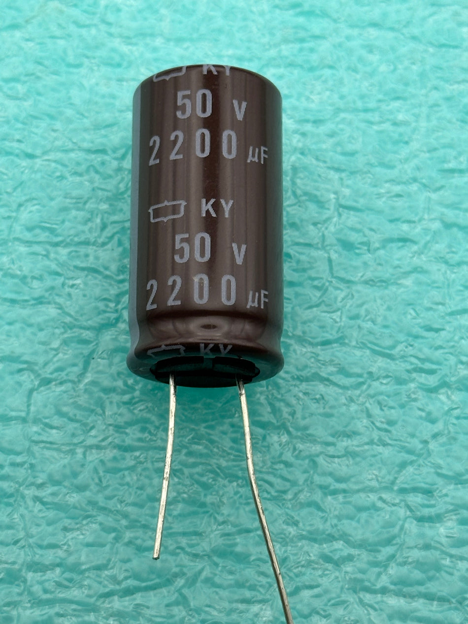 2200uf 50v capacitor, new original United Chemicon, 2200uf/50v