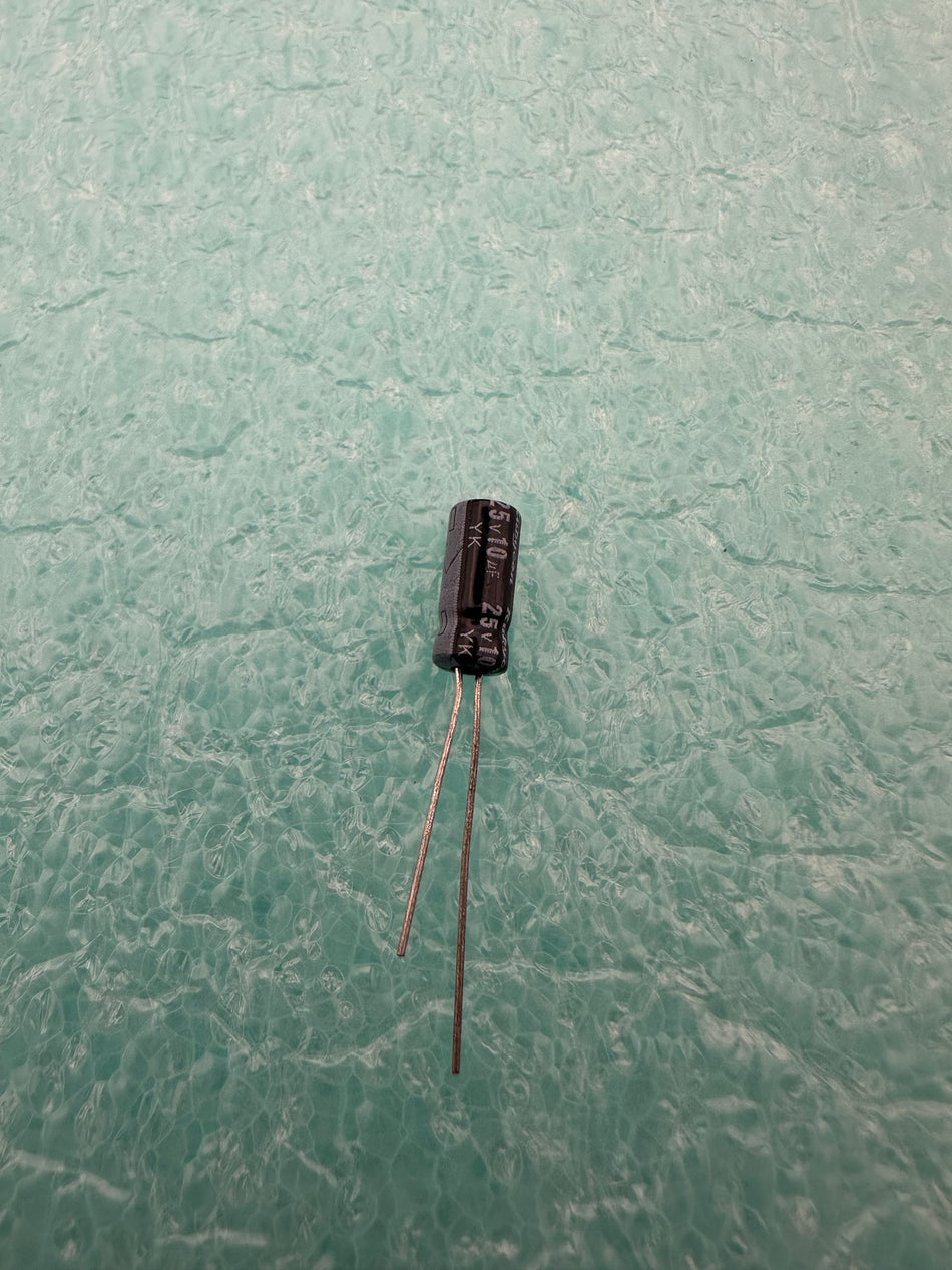 10UF 25V RUBYCON CAPACITOR