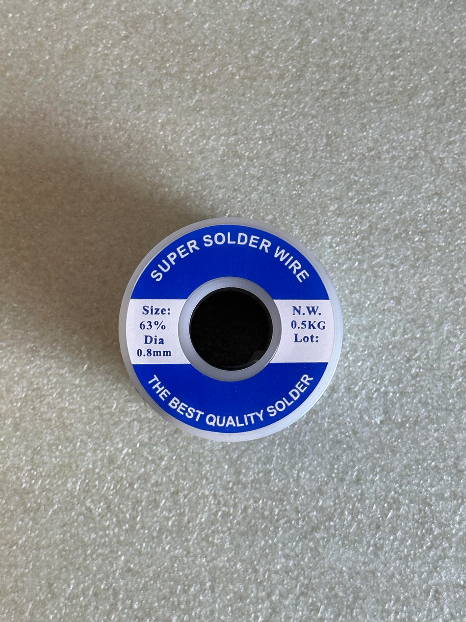 SOLDER WIRE , SOLDER WIRE , 0.8 mm , 500g, 40/60